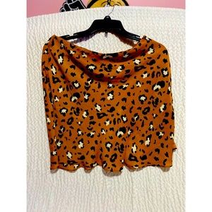 URBAN OUTFITTERS Animal Print Skirt